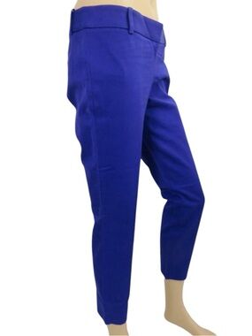TT16 J crew Cobalt Blue Women's Slim Ankle Pants 00